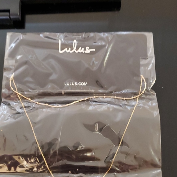 3/$12 or 4/$15 Lulu's Gold tone Necklace - Picture 5 of 6